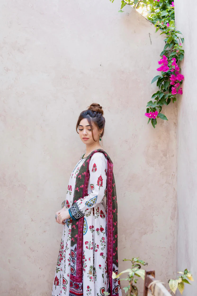 Floor-Length Anarkali Frock