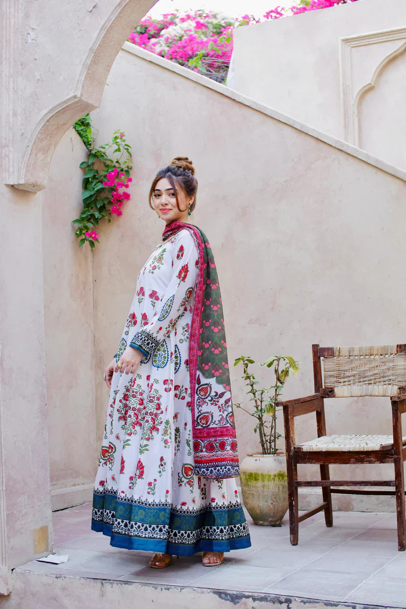 Floor-Length Anarkali Frock