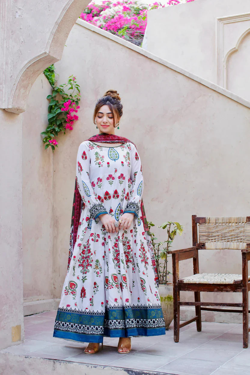 Floor-Length Anarkali Frock